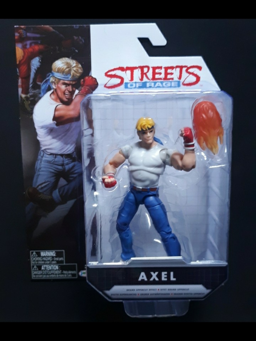 Streets of Rage Axel Action Figure - White Top, Blue Pants
